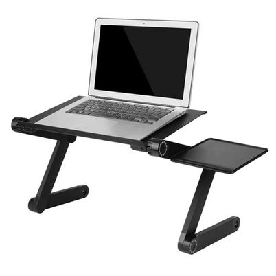 Base Soporte Para Laptop Aktion Ergonómico Y Ajustable - Negro Aktion 4003